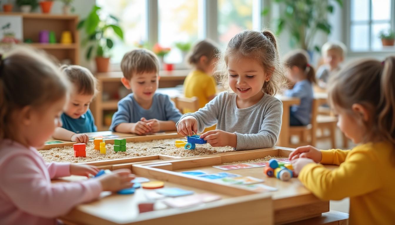 découvrez une sélection d'activités montessori spécialement conçues pour répondre aux besoins des enfants durant leurs périodes sensibles, afin de favoriser leur développement et leur autonomie.