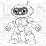 découvrez le coloriage d'un robot, une activité ludique et éducative parfaite pour apprendre les couleurs tout en s'amusant.