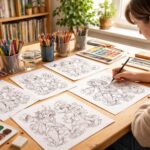 découvrez comment créer des histoires captivantes intégrant des personnages à colorier pour stimuler la créativité des enfants et rendre la lecture interactive.