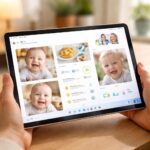 découvrez le carnet partagé du bébé accessible sur tablette windows 11, conçu pour inclure facilement les grands-parents et suivre ensemble chaque moment précieux.