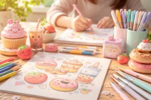 découvrez comment le coloriage kawaii mettant en scène la nourriture peut stimuler la créativité et améliorer les compétences artistiques chez les enfants et les adultes.