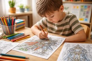 découvrez comment les coloriages du chevalier peuvent stimuler le développement des compétences motrices chez les enfants en favorisant la précision et la coordination.