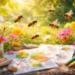 plongez dans l'univers captivant des abeilles grâce à ces activités de coloriage amusantes et éducatives pour petits et grands.