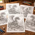 découvrez notre sélection de coloriages à imprimer sur le thème des dragons, parfaits pour stimuler l'imagination et la créativité des enfants.