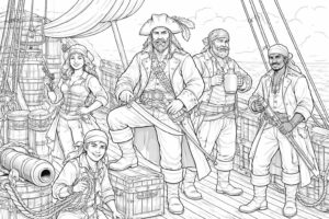 découvrez comment intégrer des pirates à colorier pour rendre l'enseignement des histoires maritimes plus ludique et captivant pour vos élèves.