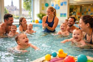 découvrez les instants inoubliables partagés lors des cours de bébés nageurs à lille, où plaisir et apprentissage aquatique se conjuguent pour les tout-petits et leurs parents.