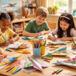 découvrez comment stimuler la créativité des enfants grâce à des avions à colorier, une activité ludique pour développer leur imagination et leur motricité fine.