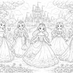 trouvez une sélection des meilleures idées de dessins de princesses à colorier et à imprimer pour divertir et émerveiller vos enfants.
