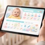 gérez facilement le dossier médical de votre bébé et suivez ses vaccins grâce à notre solution sur tablette samsung galaxy.