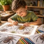découvrez comment le coloriage d'araignées peut transformer la peur en fascination, en offrant un moyen ludique et éducatif d'apprendre à aimer ces créatures étonnantes.