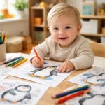 découvrez comment les coloriages de pingouins contribuent au développement des tout-petits en stimulant leur créativité, leur motricité fine et leur concentration.