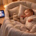 découvrez comment aider votre bébé à mieux dormir grâce à des berceuses apaisantes et des bruits blancs doux, directement accessibles sur votre tablette tactile pour des nuits sereines.