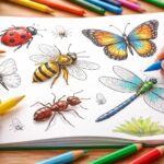 découvrez nos insectes à colorier, une activité ludique pour apprendre la biodiversité tout en s'amusant. parfait pour petits et grands curieux de la nature !